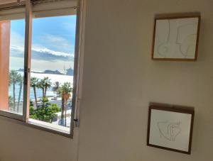 Panoramic views to the sea in Malaga