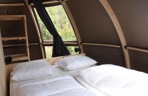 Panoramatent, in de natuur aan zee