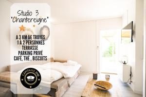 Studio 3 Chantereigne Jardin Parking 3km Troyes