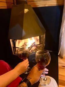 Cabanas rota da neve