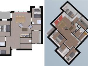 Appartement élégant avec wifi, au centre, pied des pistes, parking couvert, balcon sudest, 6 pers. - FR-1-694-98