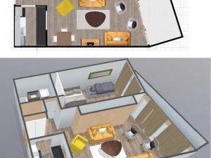 Appartement moderne avec balcon, WiFi et cuisine équipée - FR-1-694-168