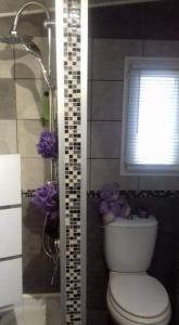 Chalet de charme avec piscine dans camping