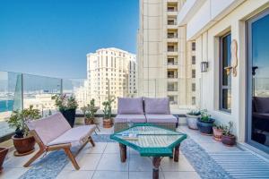 Full Sea View from a Big Terrace I 2 Bedrooms I JBR