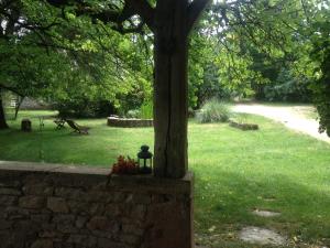 Maisons de vacances Le Refuge aux etoiles : Chambre Double - Vue sur Parc