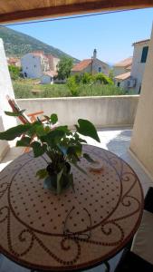 Studio apartment in Bol with balcony, air conditioning, WiFi, washing machine 3634-3