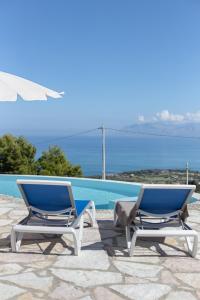 Villa vista mare con piscina a Sarmuci