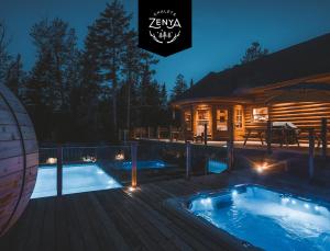 Chalet Blue Jay Spa at Fiddlers Lake