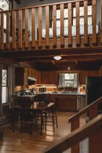 Creekside Overlook at 36 North Cabin - Fireplace - Mount Zion