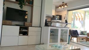 Garden and beach sea view apartment Cannes