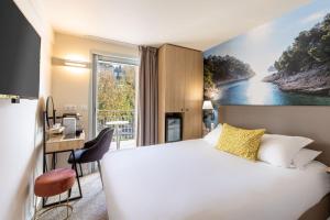 Hotels Best Western Hotel & SPA Coeur De Cassis : Chambre Lits Queen-Size Supérieure avec Balcon - Vue sur Jardin