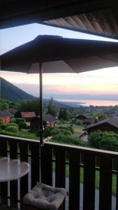 Appartements Cozy 2 bedroom apartment in ski resort, panoramic lake view : photos des chambres