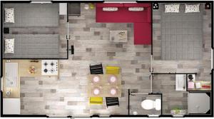 Campings Camping Le Suroit : Mobile Home Privilège - 2 Chambres - 5 Personnes