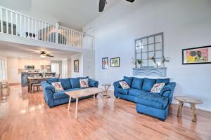 Country-Chic Home with Fire Pit, Steps to Lake!