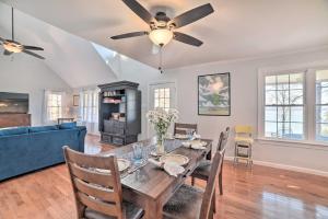 Country-Chic Home with Fire Pit, Steps to Lake!