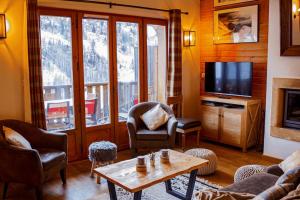 Chalets Chalet Wallis, 10P, Pieds des pistes, Wifi, Garage prive : photos des chambres