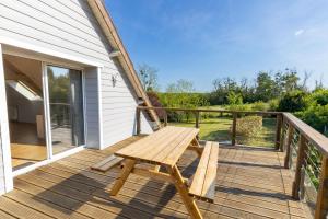 Maisons de vacances Appartement des Grands Champs avec terrasse : photos des chambres