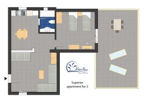 Superior One-Bedroom Apartment (5 Adults)