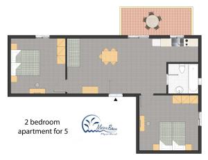 Two-Bedroom Apartment (5 Adults)