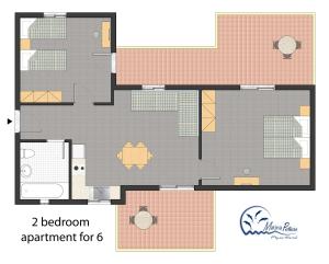 Two-Bedroom Apartment (6 Adults)