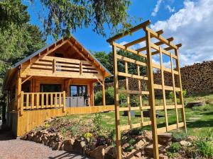 Chalets Gite le Chalet Aura & jacuzzi : photos des chambres