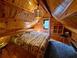 Chalets Gite le Chalet Aura & jacuzzi : photos des chambres