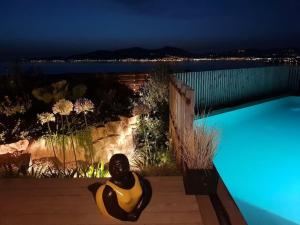 Villas Villa Aria piscine, vue mer 200 m2 : photos des chambres