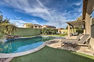 Sun-Dappled Goodyear Home Fire Pit, Pool, Patio - Gila Bend