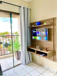 Apto charmoso na V Planalto perto Shopping com 2 Quartos de Casal ArCond Wifi 500megas Home Office e Garagem em Dourados