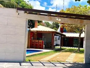 Casa espaçosa 15h 800m praia - José Ribeiro