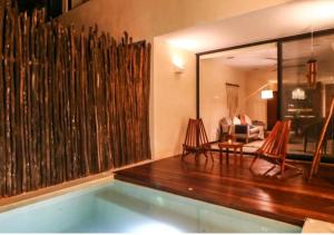 Departamento 2 recamaras con alberca privada a 10 minutos de la playa