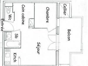 Appartements Appartement Bagneres-de-Luchon, 2 pieces, 4 personnes - FR-1-313-127 : Appartement (4 Adultes)