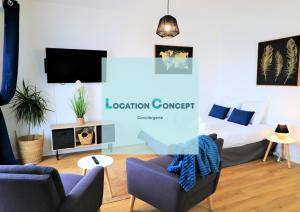 Appartements L'ECRIN Logement tout confort wifi, centre-ville, parking prive : photos des chambres