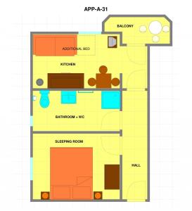 Apartment in Dramalj with sea view, balcony, air conditioning, WiFi 4623-3 