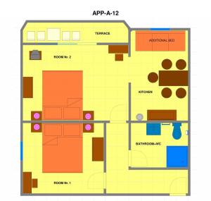 Apartment in Dramalj with sea view, balcony, air conditioning, WiFi 4623-4 