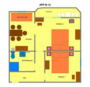 Apartment in Dramalj with sea view, balcony, air conditioning, WiFi 4623-10 