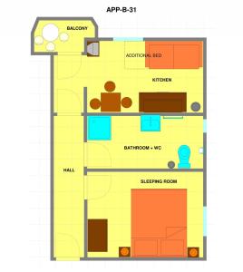 Apartment in Dramalj with sea view, balcony, air conditioning, WiFi 4623-9