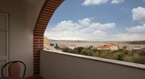 Studio apartment in Novalja with sea view, terrace, air conditioning, WiFi 3565-8