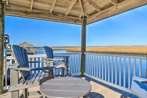 Stunning Surf City Home on Canal with Game Room! - West Onslow Beach
