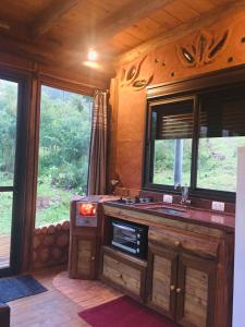 Cabana com vista para o canyon