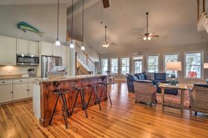 Lakefront Retreat with Game Room and Private Dock!