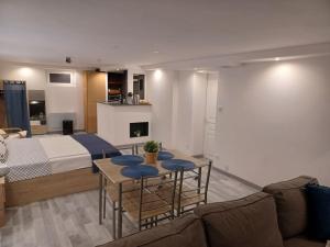 Appartements Tres bel appartement type loft de 40 m2 dans maison avec parking privatif : photos des chambres