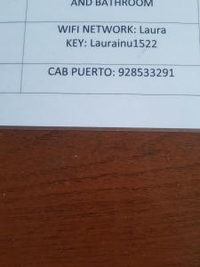 Laurainu check in de 15 a 22 hora