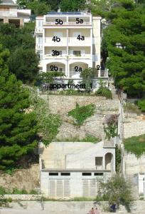 Apartment in Brela with sea view, terrace, air conditioning, WiFi 75-8 