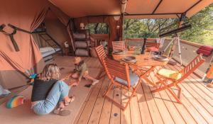 Campings Lodge en Pays Cathare : photos des chambres