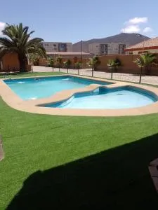 Cabañas con piscina donde Thomas - Algarrobito