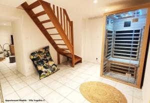 Appartements 3 spacieux duplex tout confort a 200m des thermes de Bains-les-Bains dans les Vosges : photos des chambres