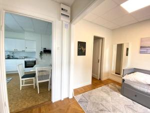central apartment with free parking