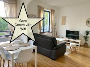 Appartements Quimper: T3 avec vue cathedrale proche gare : photos des chambres