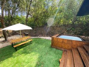 Chalets SUBLIME CHALET*JACUZZI*JARDIN*PLANCHA*CLIM*WIFI* : photos des chambres